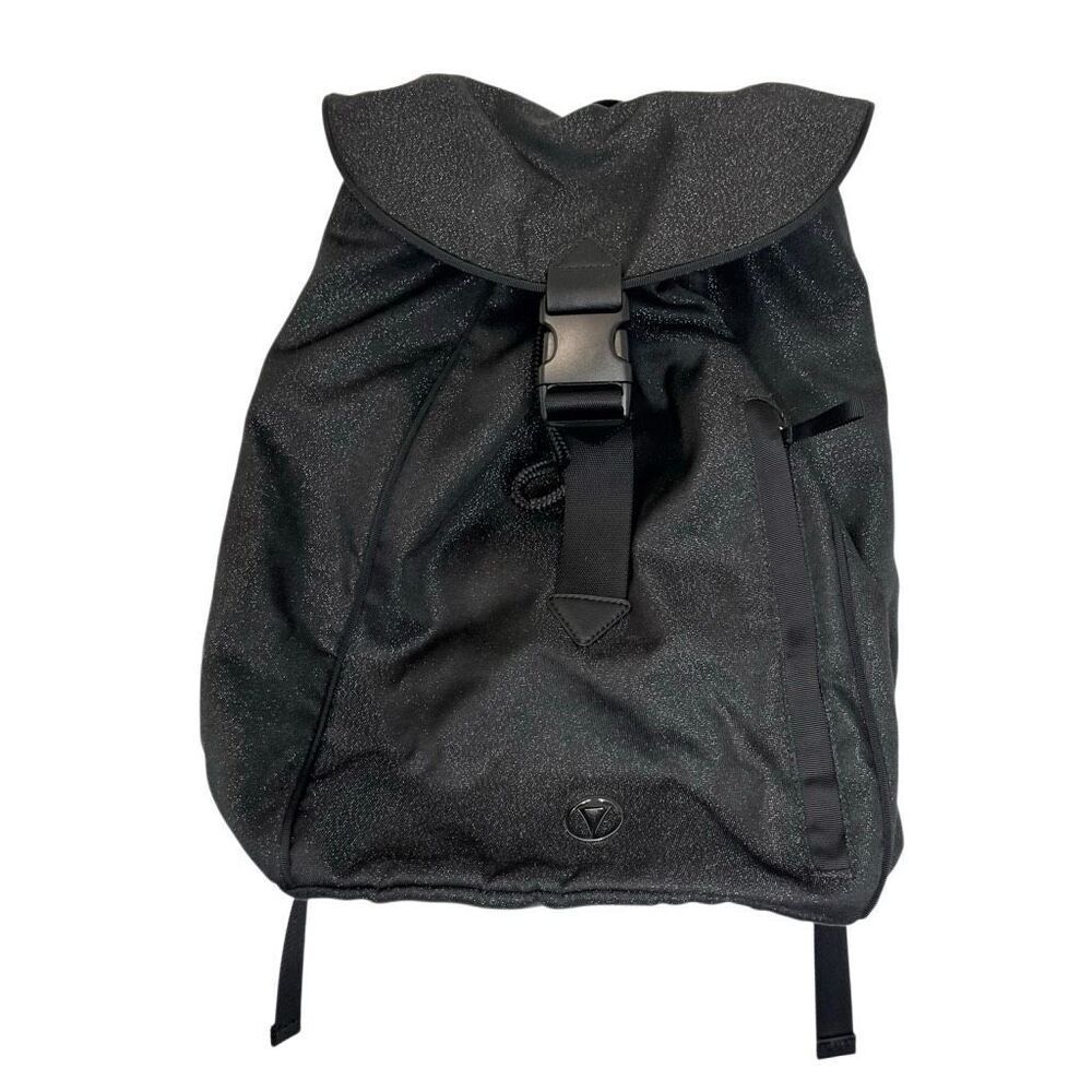 Ivivva By Lululemon Glitter Drawstring Where To Next Backpack BLK/MTSV